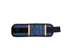 Correa Magnética Ajustable Para La Muñeca Para Herramientas: Sujeta Tornillos, Tuercas Y Brocas (azul).