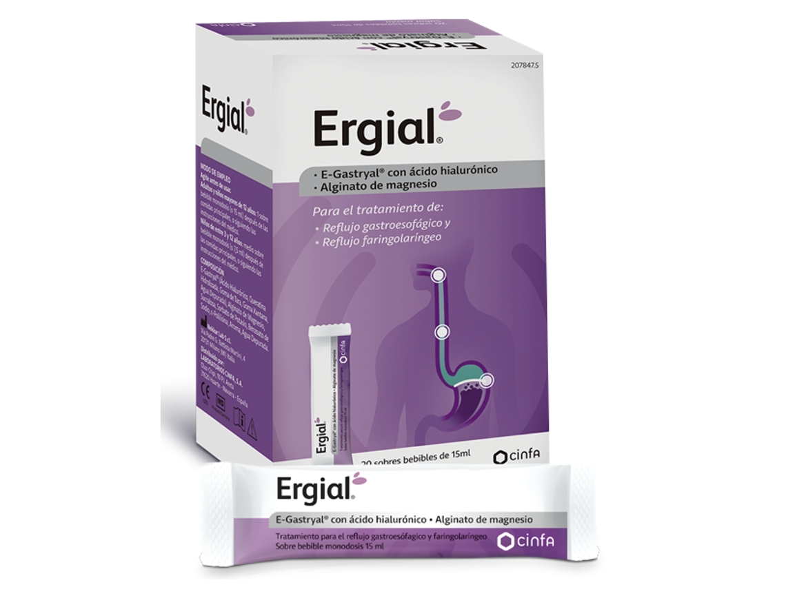 15 Ml 20 Sobres ERGIAL