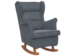 Maison Exclusive - Mecedora Gris Oscuro 92 X 71 X 100 Cm Madera Contrachapada