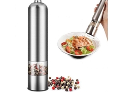 Molinillo de pimienta eléctrico Rosewell Zgeer, molinillo de especias automático, acero inoxidable, molienda ajustable