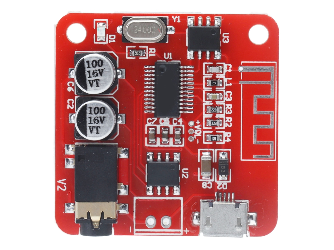 Tarjeta Receptora De Audio Inalámbrica Bluetooth 5.0 Con Calidad Sin Pérdidas Y Amplificador Usb.