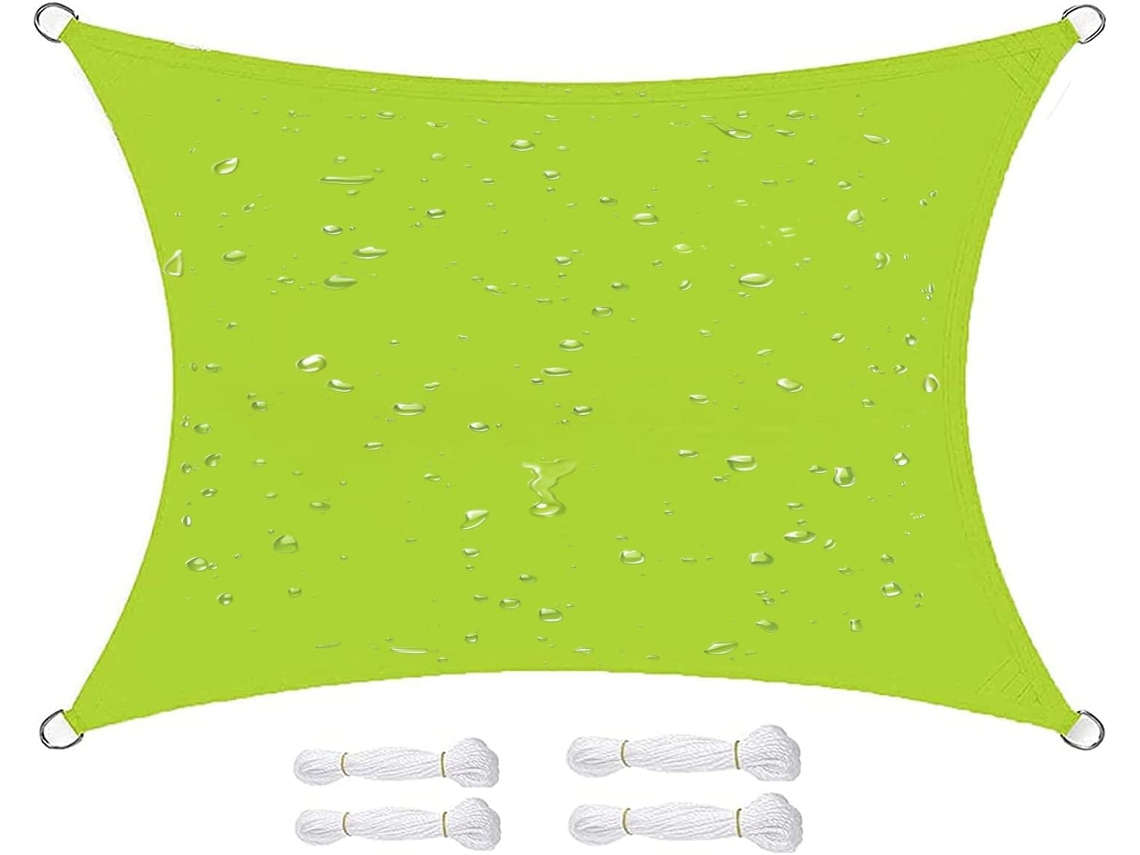 Vela De Sombra Rectangular Resistente Impermeable Uv, Transpirable,
