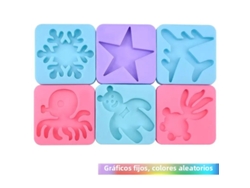 Juego de pegatinas para manualidades de pintura (6 piezas) Juguete mágico de hadas del agua