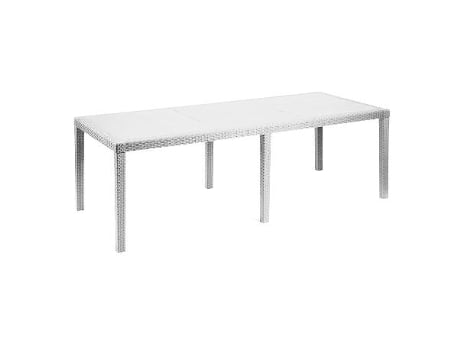 Mesa resina queen blanca 220x90 cm