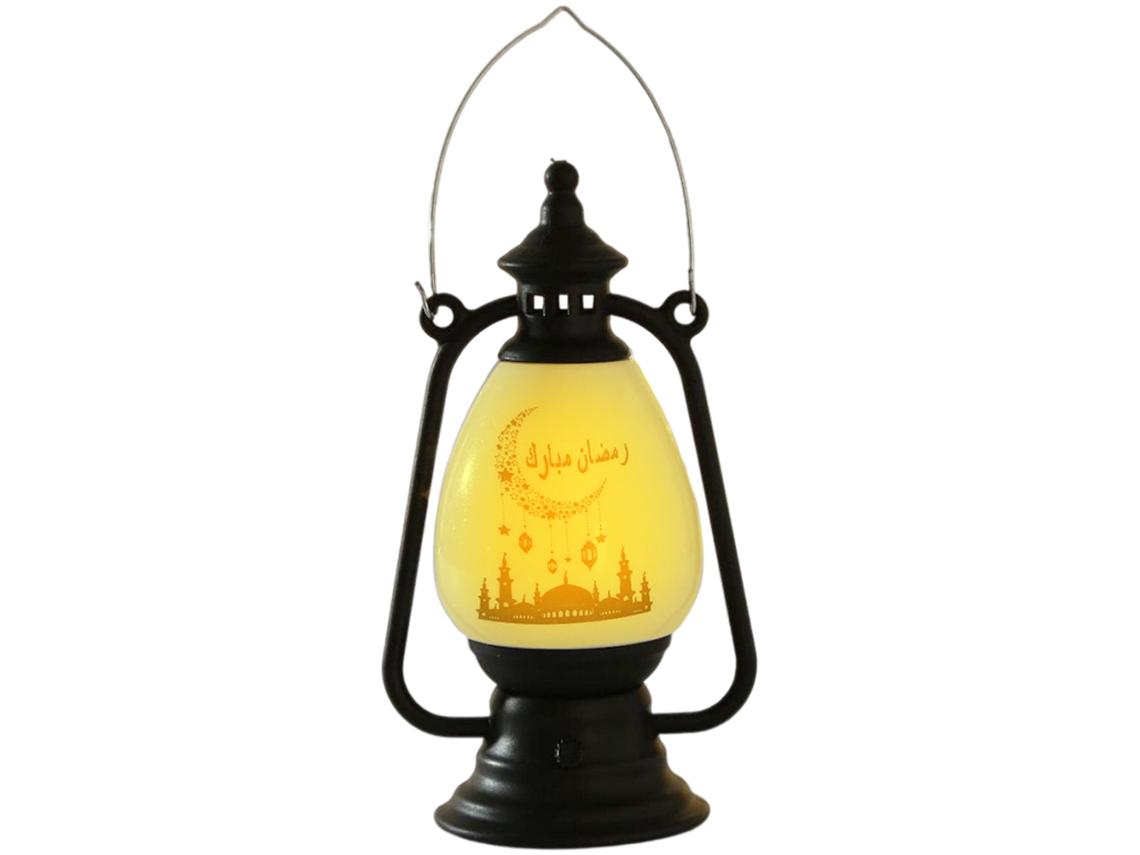 Lámpara eléctrica con velas de Ramadán para decoración