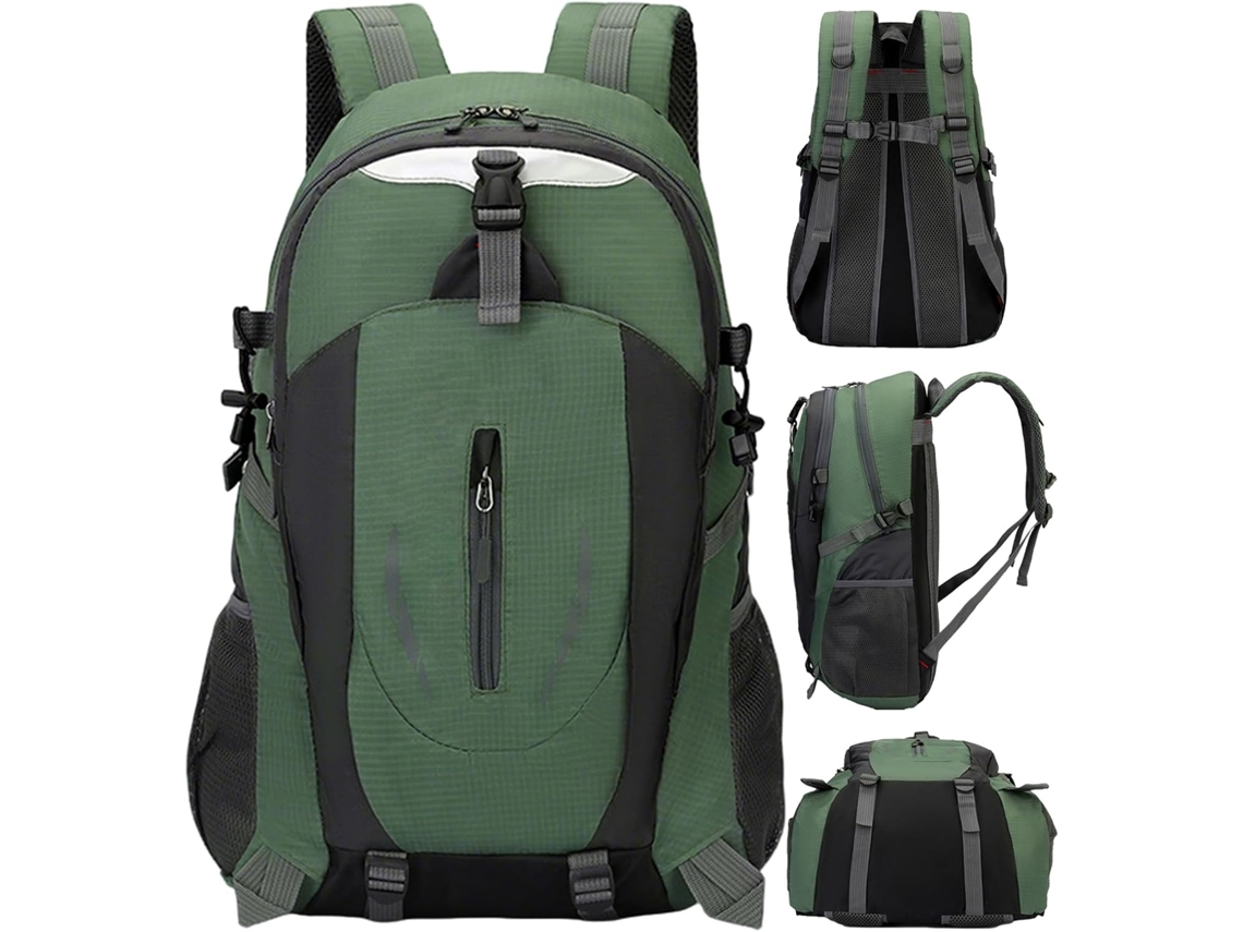 Mochilas de senderismo | Mochila de 40 litros para senderismo y acampada, impermeable y con reflectores, Organ Gokoco