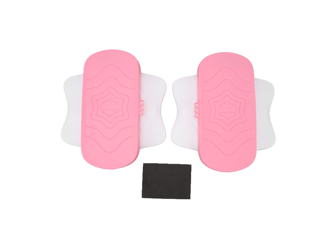 2 Tablas De Torsión De Cintura De Acero Abs Con Rodamiento Para Ejercicios Abdominales Y De Fortalecimiento Del Core - Rosa