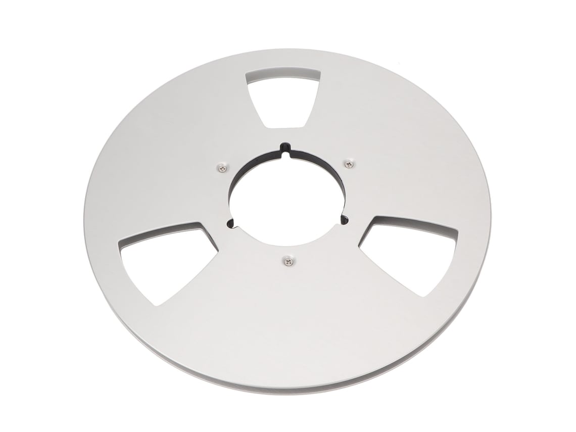 Carrete De Cinta Vacío De 1/4 De Pulgada Y 10 Pulgadas De Aleación De Aluminio Para Grabadora De Cinta. Accesorio Nab.