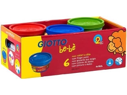 Guaches GIOTTO Pintura Dedos Giotto Be-Be (6 unidades - 100 ml)