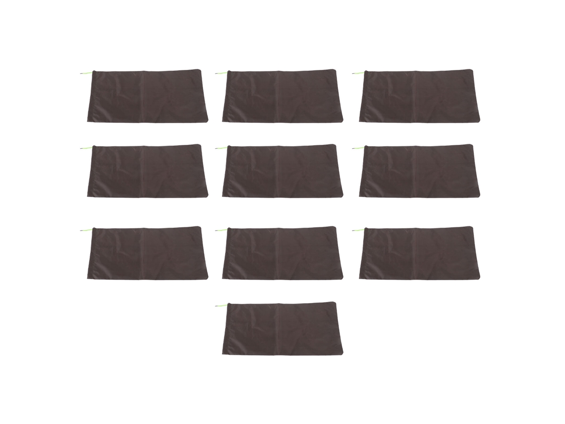 10 bolsas de barrera antiinundación de poliéster de 25 x 50 cm para sótanos.