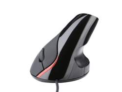 Mouse Vertical Com Fio, Compatível Com Ergonomia, Com Suporte Para Pulso.