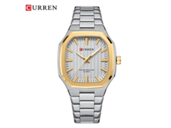 Reloj De Pulsera Rectangular De Acero Con Correa De Acero Para Hombre, Estilo Moderno Y Creativo. Reloj De Pulsera De Cuarzo Para Hombre.