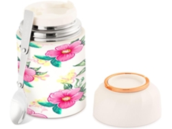 Recipiente térmico de acero inoxidable para alimentos de 500 ml (sin marca)