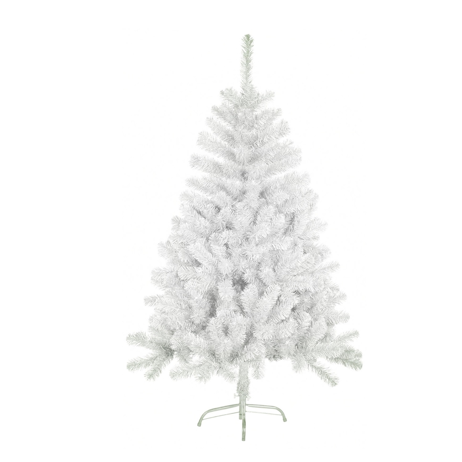 Árbol De Navidad Hoja Espumillón (210Cm 668Tips - Blanco Brilo)