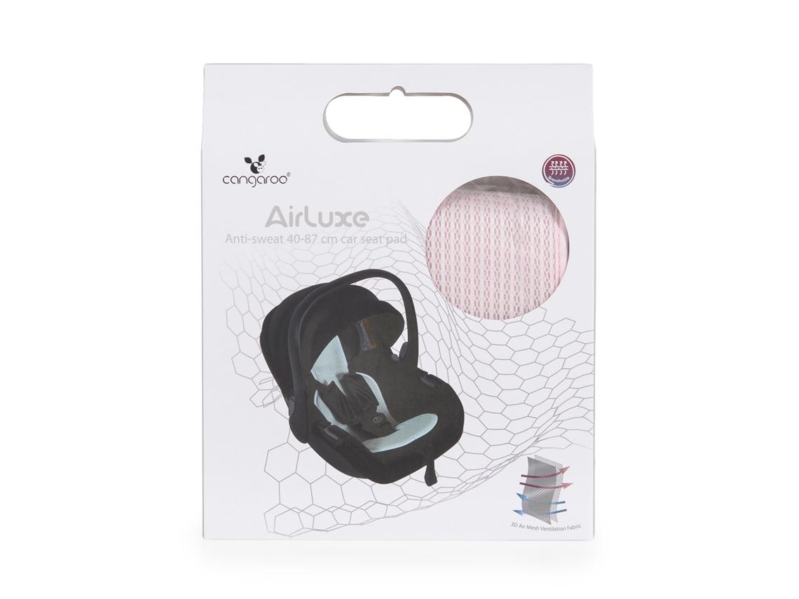Cojín antisudor para silla de coche 40 87 cm Airluxe Rosa Cangaroo Cangaroo
