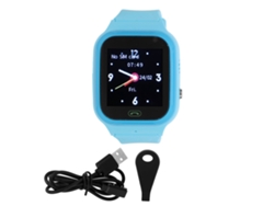 2026-reloj Inteligente Impermeable Para Niños Chicos Y Chicas Con Pantalla Táctil Cámara Video Despertador Podómetro Azul