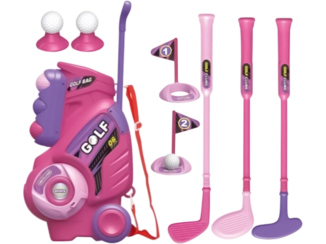 Juego de golf con palos portátiles, juguete educativo para Navidad, cumpleaños y hogar. Vayotoy.