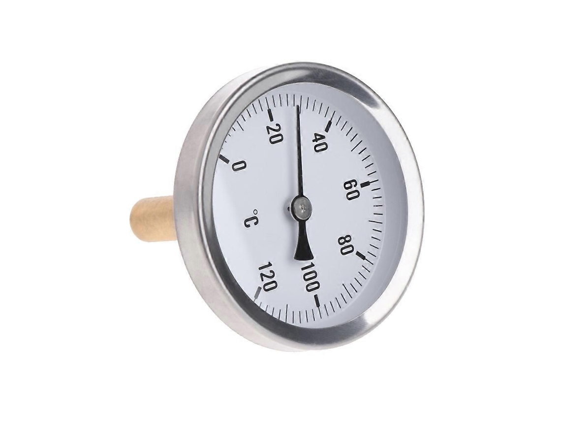 Termómetro analógico de pared con pantalla horizontal de 63 mm, aluminio, GOKOCO