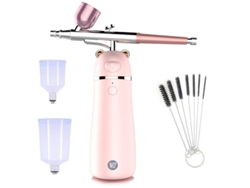 Kit de aerógrafo con compresor Zyy240309 8zzy recargable rosa Yizhood