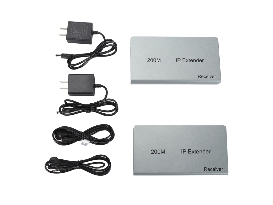 Extensor IP KVM con transmisión HD y conexión USB