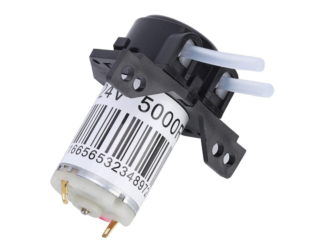 Microbomba peristáltica automática con tubo de silicona para experimentos (24 V)