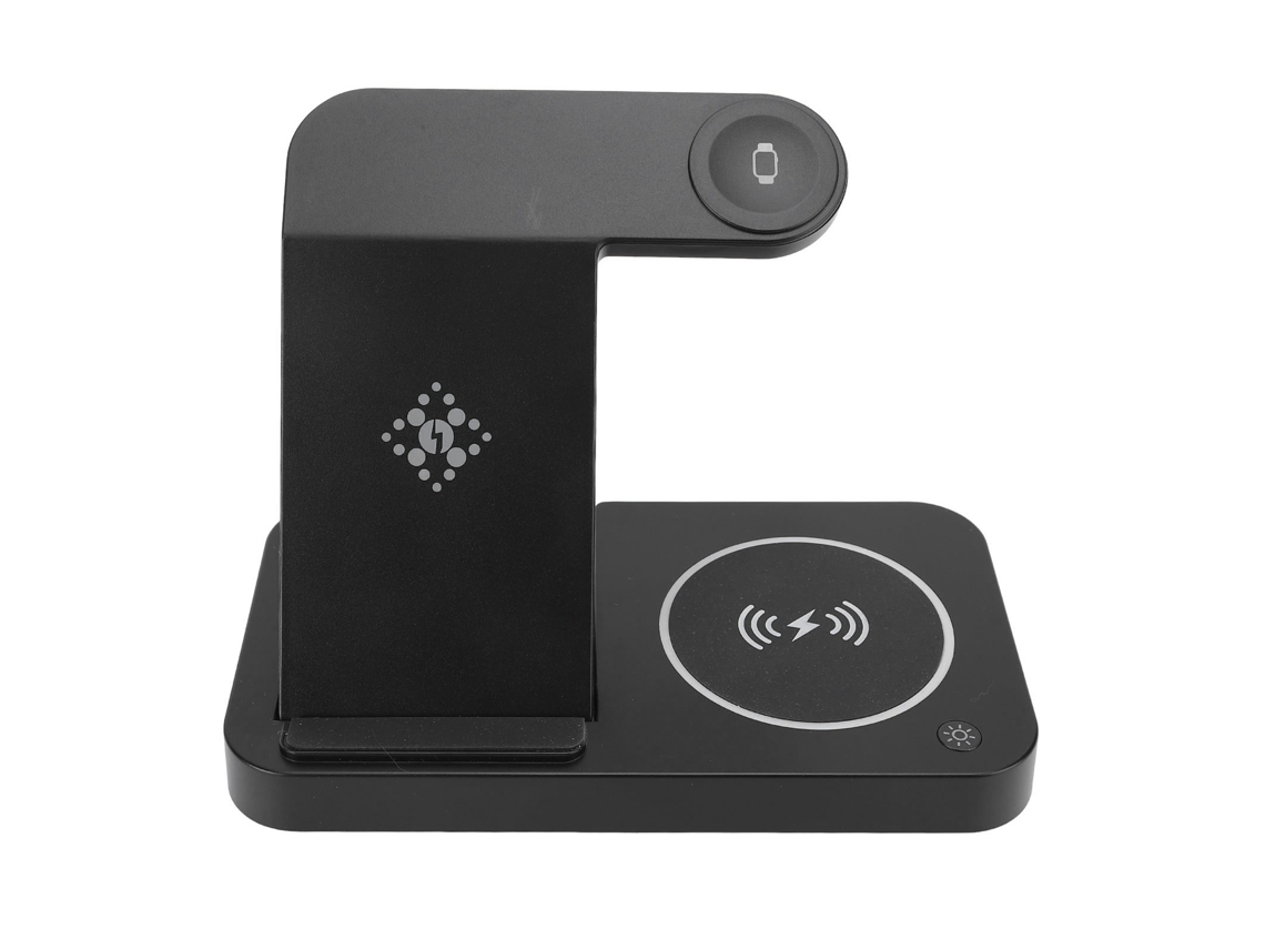 Estación De Carga Inalámbrica Plegable 4 En 1 Para Teléfono, Reloj, Auriculares Y Múltiples Dispositivos