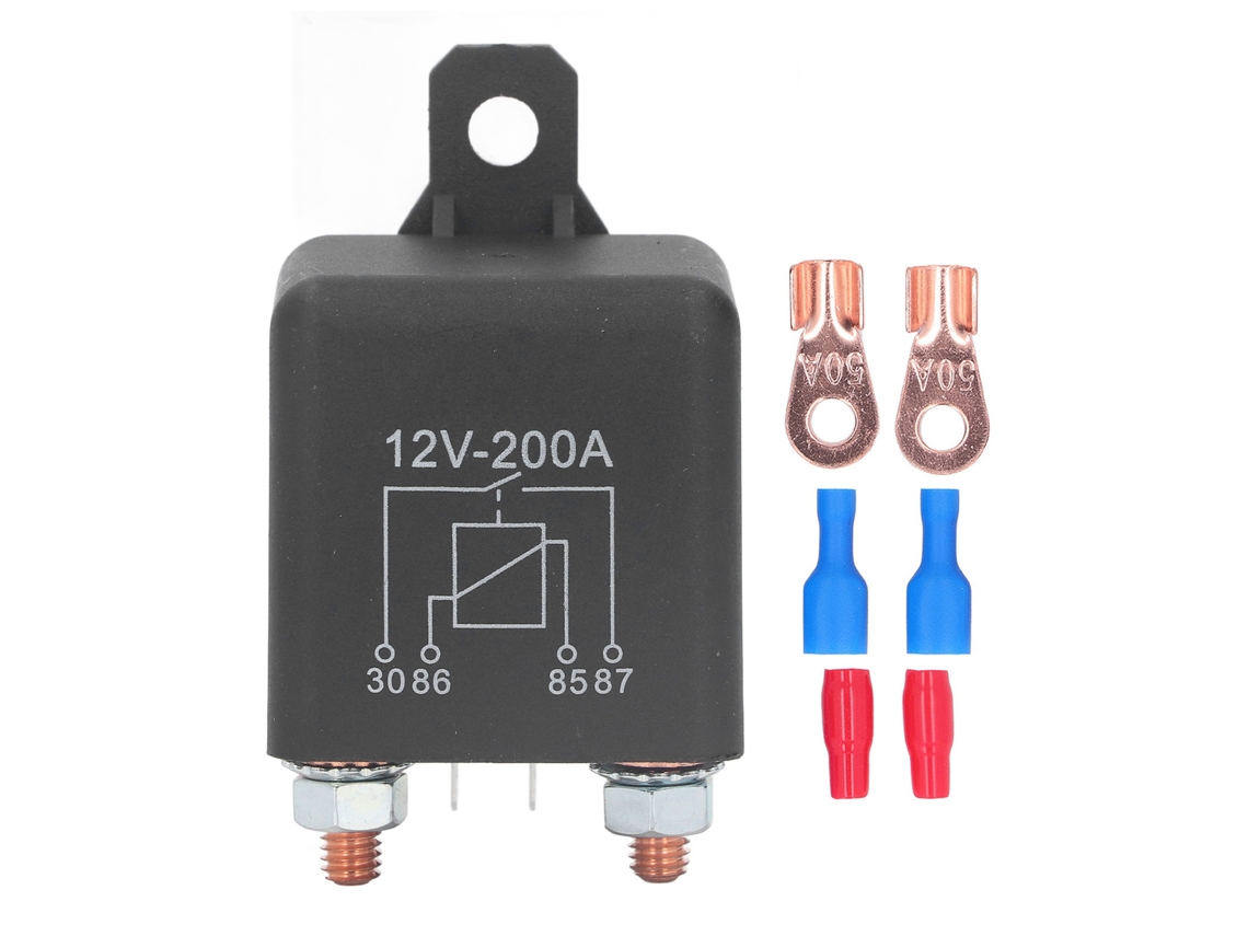Solenoide De Arranque De 12 V 200 A, Relé De Arranque Impermeable Para Automóviles, Bobina De Latón Para Vehículos Todo Terreno Y Quads.