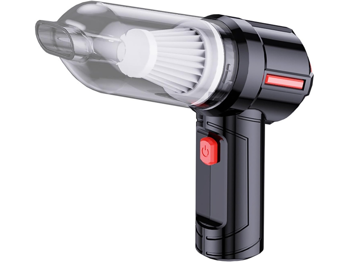 Aspiradora inalámbrica para coche, 50 W, 35 500 RPM, negra. Slowmoose