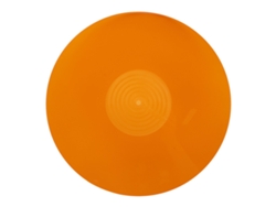Tapete Anti-estático De Acrílico Para Toca-discos Lp 12 Polegadas Melhora Qualidade Do Som Laranja