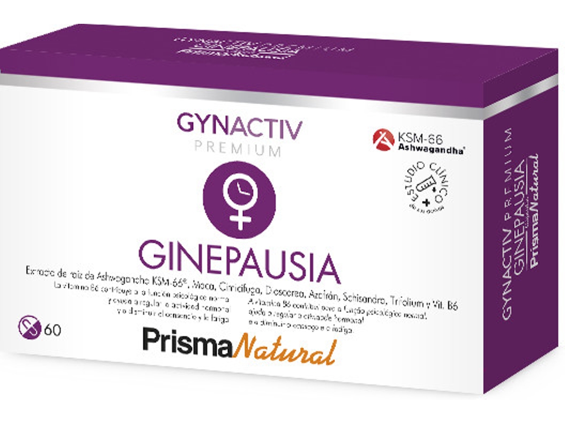 Complemento Alimentar PRISMA NATURAL Gynactiv Premium Ginepausia (60 Cápsulas)