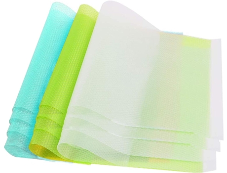 12 Uds. De alfombrillas para nevera, antibacterianas, antideslizantes, para evaporar la humedad y el olor, alfombrillas para nevera lavables y cort...