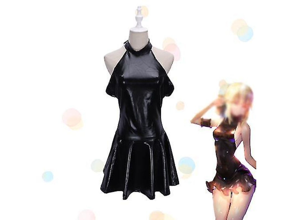 Fasst-traje De Baño Uniforme Cosplay Para Chicas Fate Girls De Spandex Y Algodón Con Pliegues - Cosplayfly