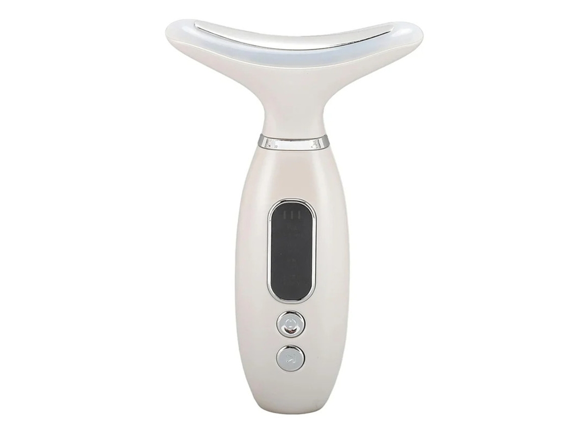 Massajador De Beleza Facial Com Vários Níveis De Vibração Ativação Da Pele Bateria De Lítio Recarregável Para Rosto E Pescoço Branco Yizhood