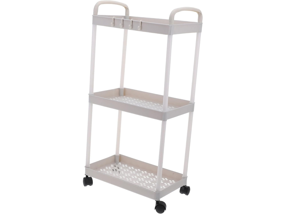 Carrito Rodante Pequeño De Plástico De 3 Niveles