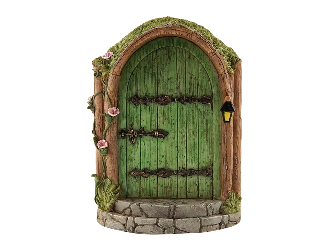 Puerta de hadas para árboles, decoración, mini jardín encantado, exterior