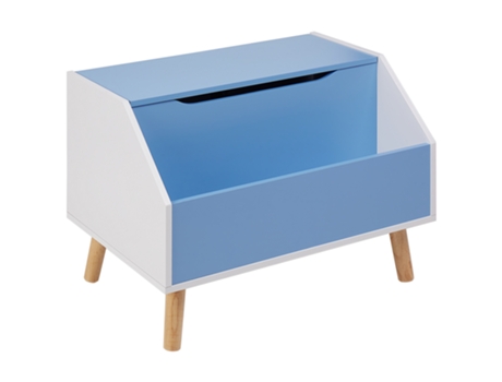 BELIANI Caja de Almacenamiento para Juguetes Casper en Mdf Azul 60X40X43