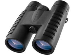 Binoculares de camping Chennls 10x42 con correa para el cuello y funda, telescopio profesional, gran angular, HD, negro