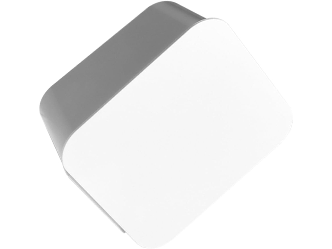 Dispensador Redondo Bolas Algodón Organizador Impermeable Multifuncional Montaje Pared Prueba Polvo Blanco