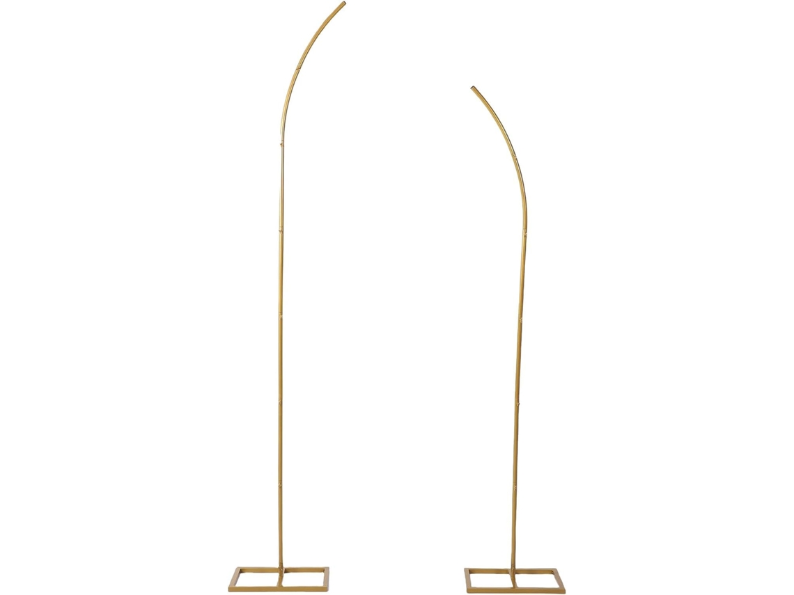 Soporte Para Arco De Boda, Parte Superior Curva Dorada, Estructura De Hierro Estable, 20,4 Metros (67 Pies)
