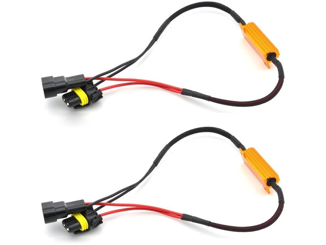 Resistencias De 50 W Y 8 Ohmios (modelos 9006 Y 9005) Para Eliminar Errores En Luces Intermitentes Y Antiniebla Led.