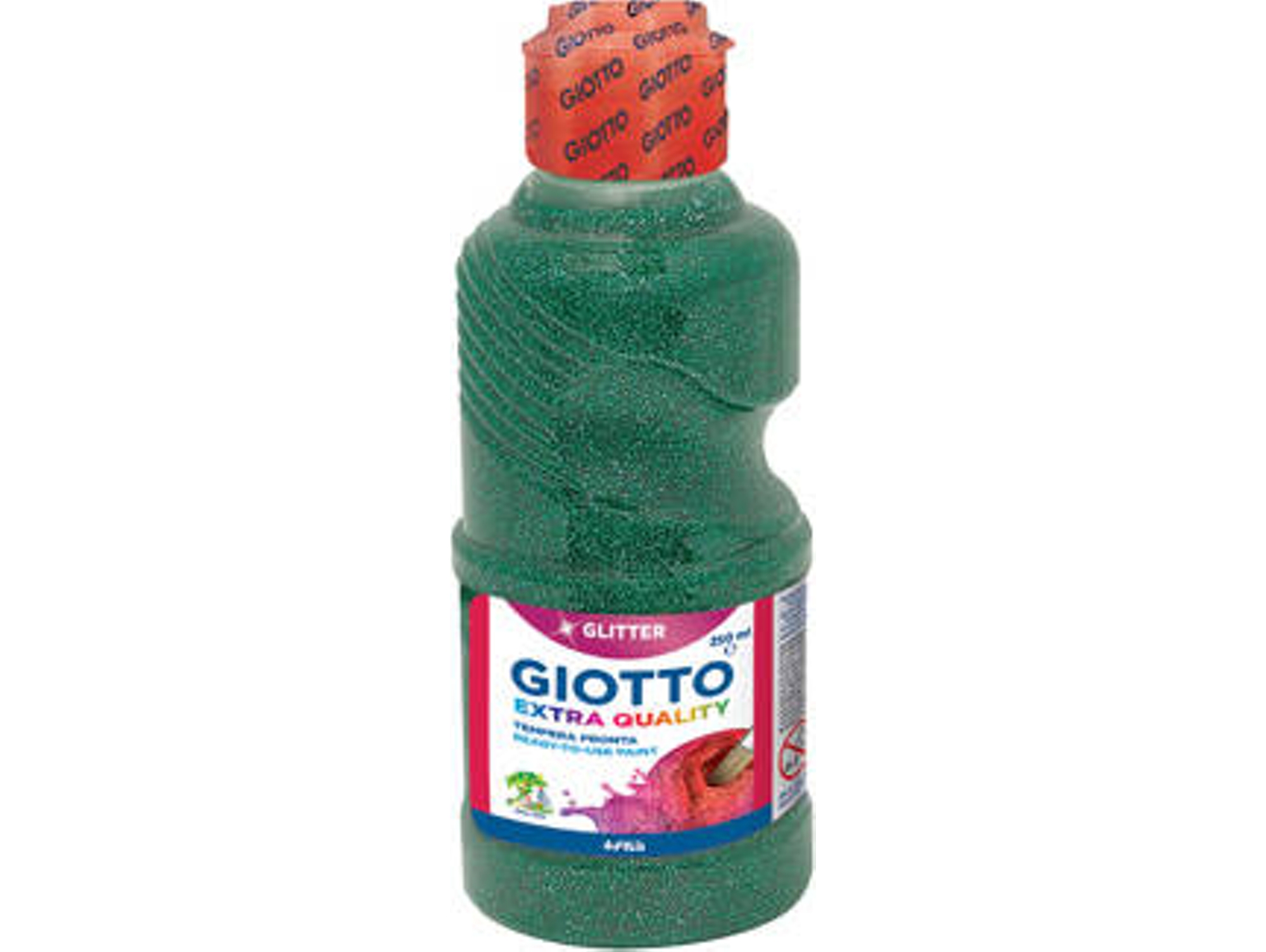 Pintura para Carteles Líquido GIOTTO Glitter Verde (250ml)