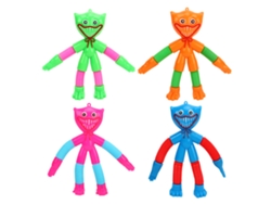 4 Piezas De Juguete Telescópico Con Luz, Que Cambia De Forma Y Es Antiestrés, De Plástico, Regalo Poby