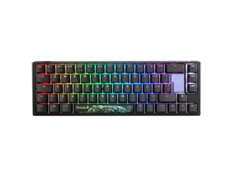 Teclado Mecánico DUCKY One 3 Classic Sf 65% Rgb Pbt Pt Cherry Mx Plateado