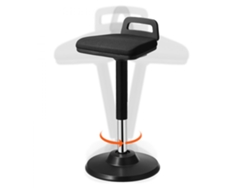 Silla ergonómica ajustable con rotación de 360° y respaldo cómodo Tekmaquinas