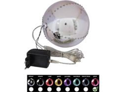 Bola de Nieve EUROPALMS LED (Rosa - 15 cm)