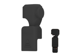 MEOIRUERY Funda Protectora de Silicona para Accesorios Osmo Pocket 3, Funda con Protector de Pantalla y Tapa para Lente 2 en 1