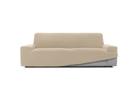 TIENDA EURASIA - Funda de Sofa Niagara, Poliéster y Algodón, Beige, 2 Plazas