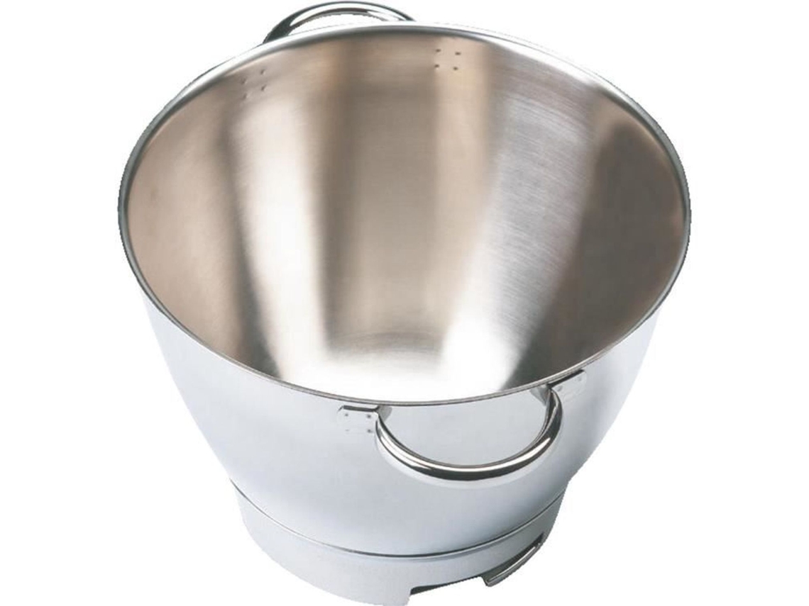Bol de acero inoxidable con asas - KENWOOD - Chef Premier - Capacidad 4,6L - Gris