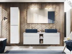 Armario Bajo Lavabos FURNLUX Classic Iconic (Blanco, Madera Contrachapada - 80X46X46 Cm)