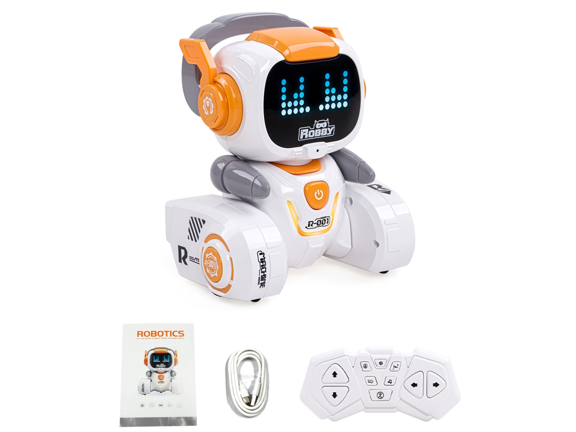 Robot De Juguete Para Niños, Recargable, Con Control Remoto Y Control Por Voz, Baila, Canta Y Se Puede Programar. Regalo Ideal Para Niños Y Niñas.